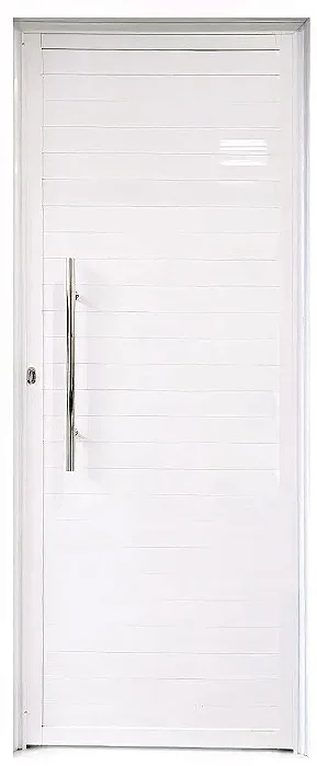 Porta Lambril com Puxador em Alumínio Branco | Linha Premium
