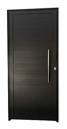 Porta Lambril com Puxador em Alumínio Preto | Linha 25