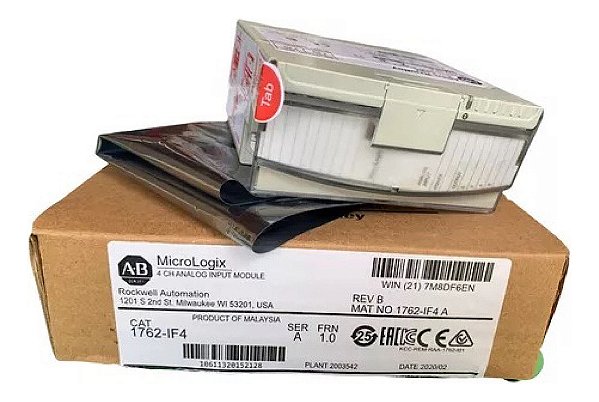 Allen Bradley 1762-if4 4 Entradas Analógicas Micrologix