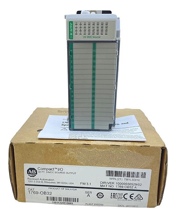 Expansão Allen Bradley 1769 Ob32