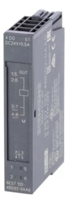 Modulo Siemens Et200s 6es7132-4bd02-0aa0 4do St 24vdc/0.5a