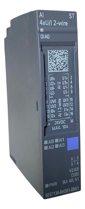6es7134-6hd01-0ba1 Et 200sp 4 Entrada Analogica Siemens