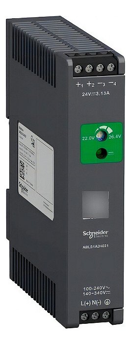 Abls E: 100-240v S: Fonte De Alimentação Schneider De 24vdc