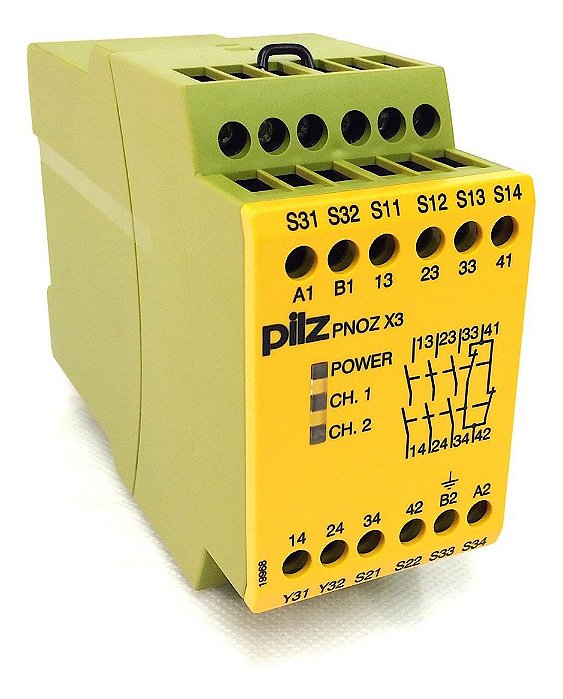 Relê De Segurança Pilz Pu3z Novo