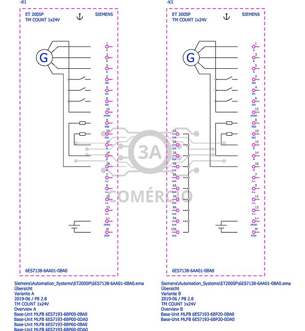 6es7138-6aa01-0ba0 Et 200sp Modulo Contador Tm Count Siemens