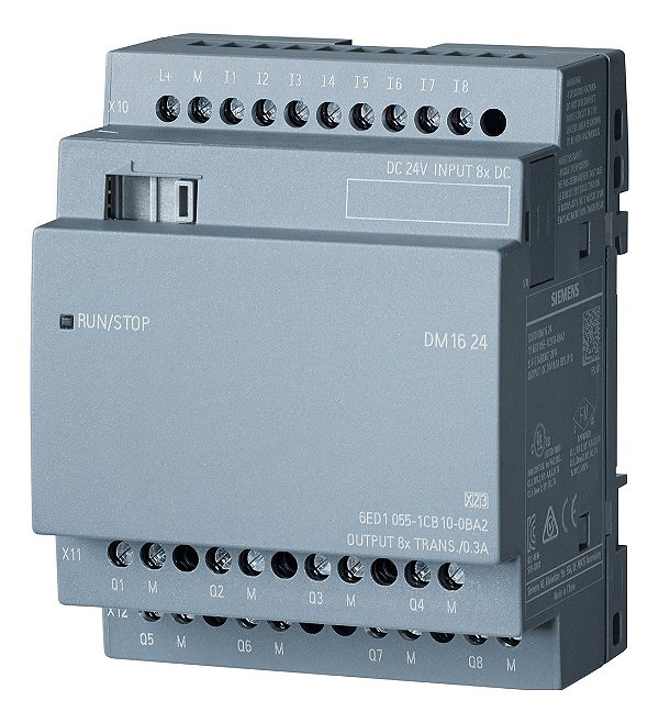 Logo! Dm16 24 Expansion Module 6ed1055-1cb10-0ba2 8 Di/8 Do