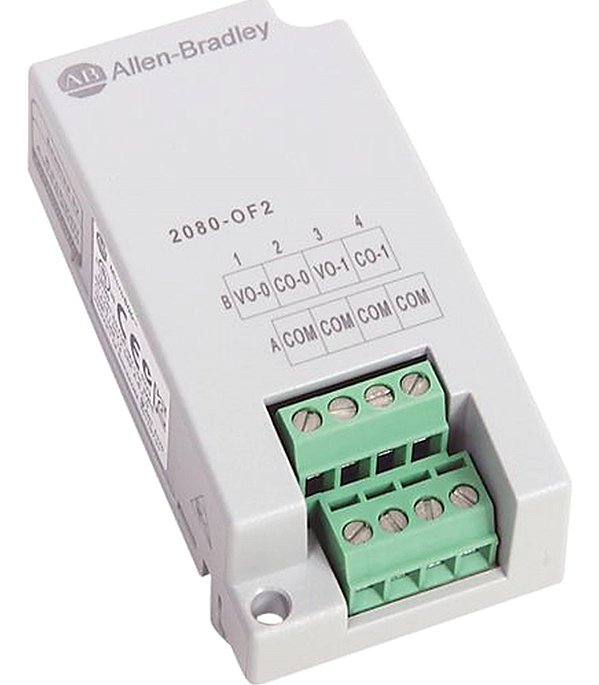 Allen Bradley 2080-of2 2 Saídas Analógicas Micro 820/830/850