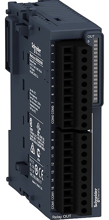 Modulo Schneider Tm3dq16r 16 Saídas Relé 24v Tm3 Modicon