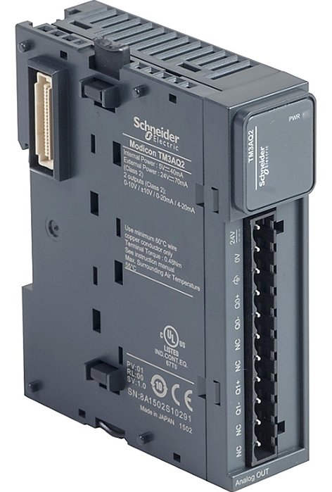 Modulo Schneider Tm3aq2 Tm3 Modicon 2 Saídas Analógicas