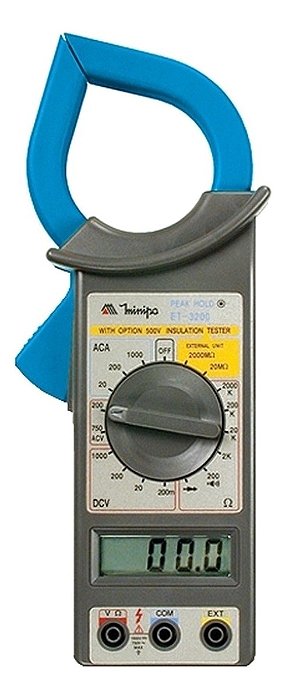 Alicate amperímetro digital Minipa ET-3200 1000A