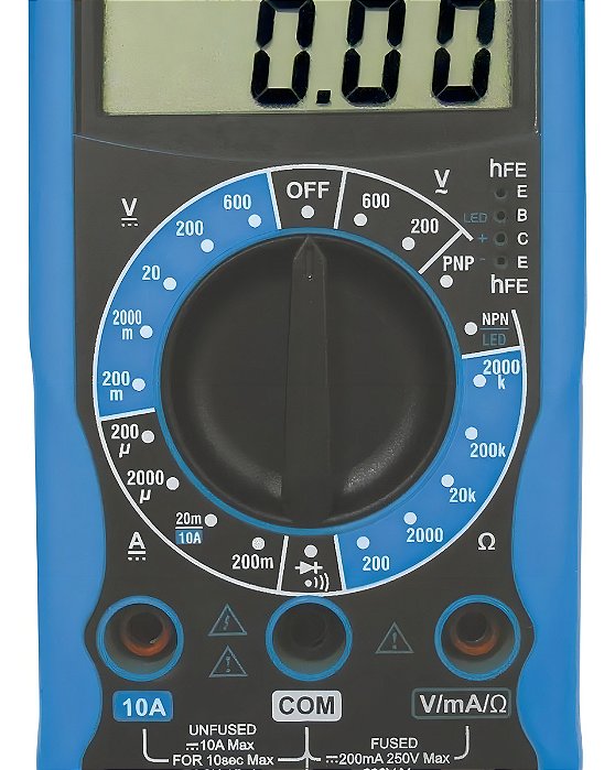 Multímetro Digital 600v Ac/dc Cat I Minipa Et-1002