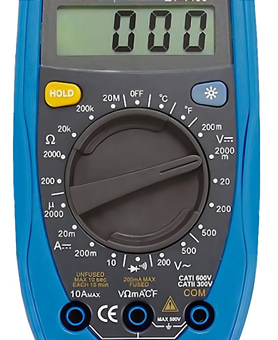 Multímetro Digital Portátil Et-1400 Minipa Profissional