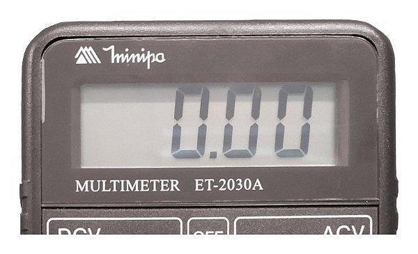Multímetro Digital Portátil Et-2030a Minipa