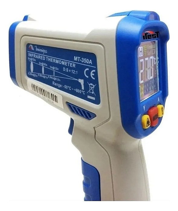 Termometro Digital Infravermelho Mt-350a -50~800c° Minipa