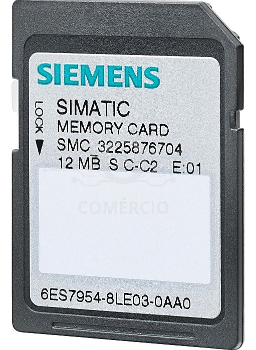 Simatic 6es7954-8le03-0aa0 Memory Card 12 Mb Siemens Cpu