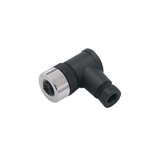 Conector Para Sensor M12 12 Pinos Fêmea Reto Pg7 Novo Com Nf