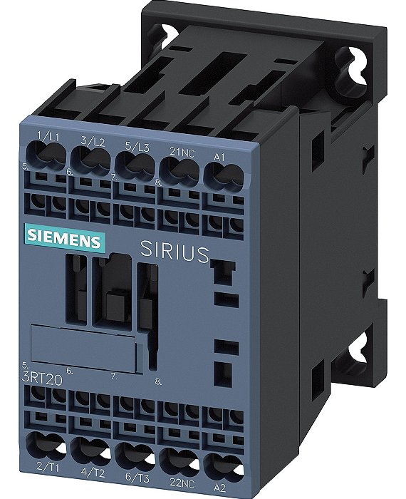 Contator Tripolar Siemens 12a 3rt2017-2ak62 Sirius 110v 1nf