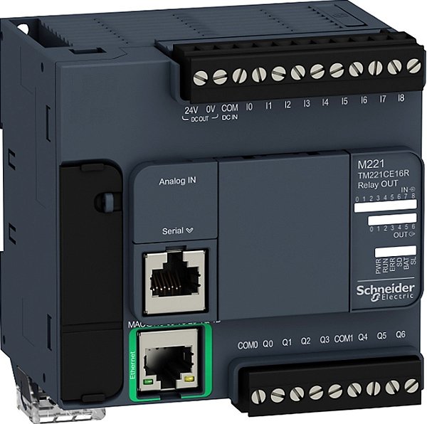 Clp Schneider Modicon M221 Tm221ce16r 16e/s Tcp/ethernet Ip