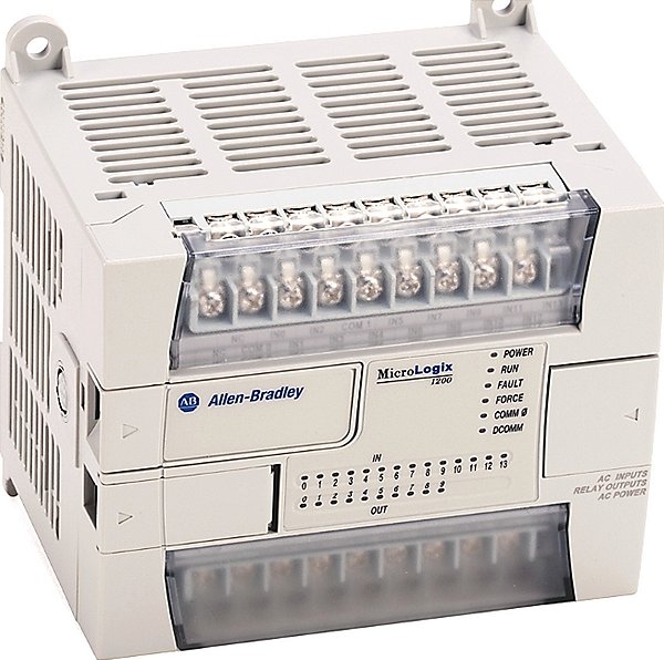 Clp Allen Bradley Micrologix 1200 1762-l24awa 24 Point