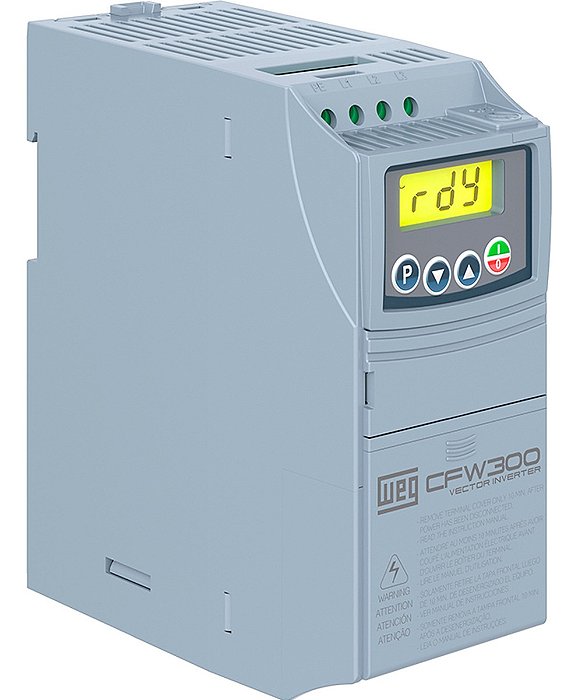 Inversor De Frequencia Weg Cfw300 1,5cv 6a 220v Monofásico