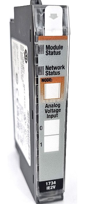 Allen Bradley 1734-ie2v 1734ie2v Rockwell 2ai Voltage Novo