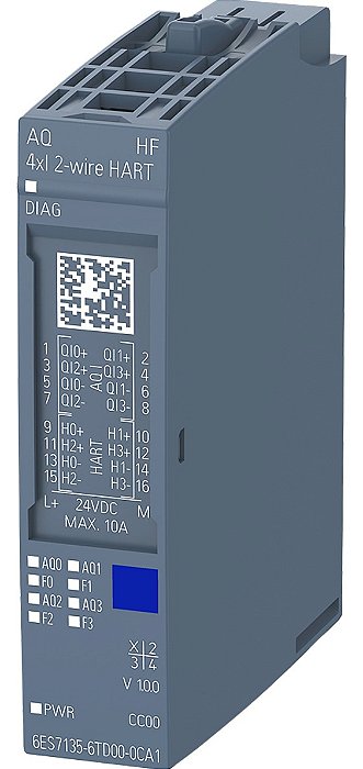 6es7135-6td00-0ca1 Et 200sp 4xi Hart Saida Analogica Siemens