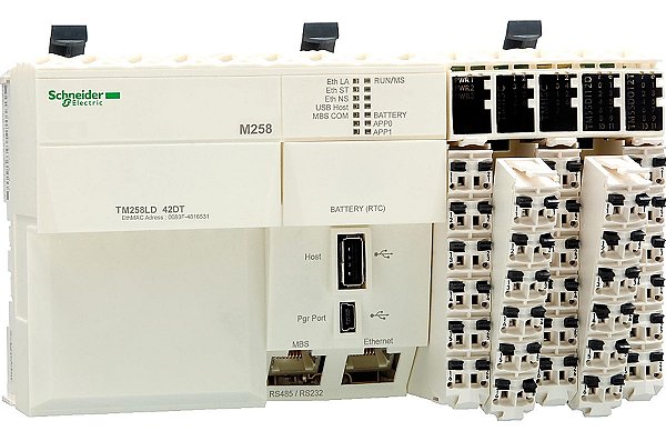 Clp Schneider Tm258ld42dt 26 Entradas 16 Saídas Ethernet 24v