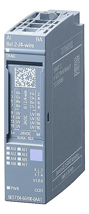 6es7134-6gf00-0aa1 Simatic Et 200sp Analog Input Ai8 Siemens