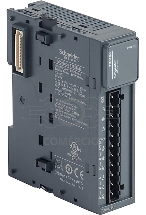 Modulo Schneider Tm3tm3 Modicon 2 Entr. 1 Saida Temperatura