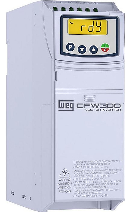 Inversor De Frequência Weg Cfw300 Trifásico 2cv 220v 7,3a