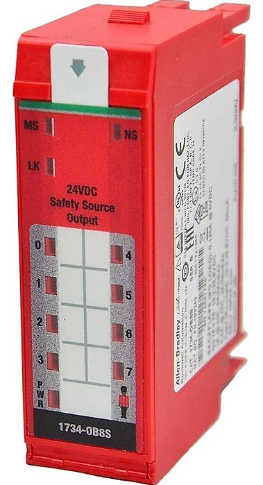 Módulo Allen Bradley 1734-ob8s Rockwell 08 Saída Safety