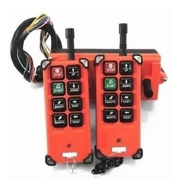 Botoeira Sem Fio F21-e1b Ponte Rolante Talha 2 Controles