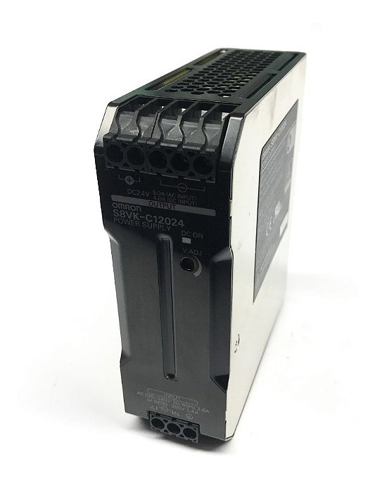 Fonte Chaveada 120w 24v 5a S8vk-c12024 Omron Nova Na Caixa