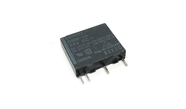 10 Peças Relé Eletromecânico 1na 24v 5a G6m-1a Dc24 Omron