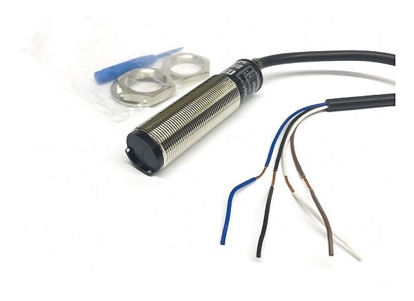 Sensor Fotoelétrico Difuso M18 100mm Br100-ddt-p Autonics