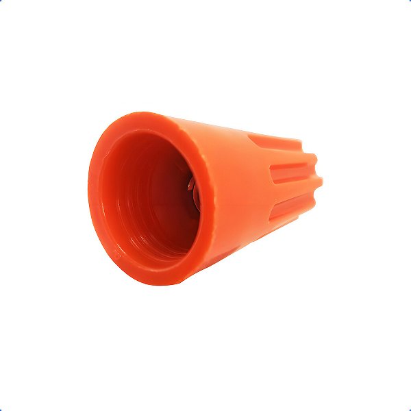 Kit 100 Conector Torcao S-p3 Laranja P/ Cabo 1,5mm A 6,0mm