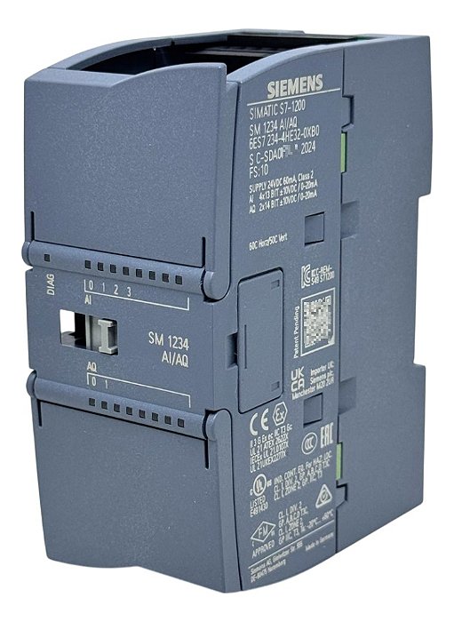 Siemens 6es7 234-4he32-0xb0 Modulo Analógico Sm 1234 4ai/2ao