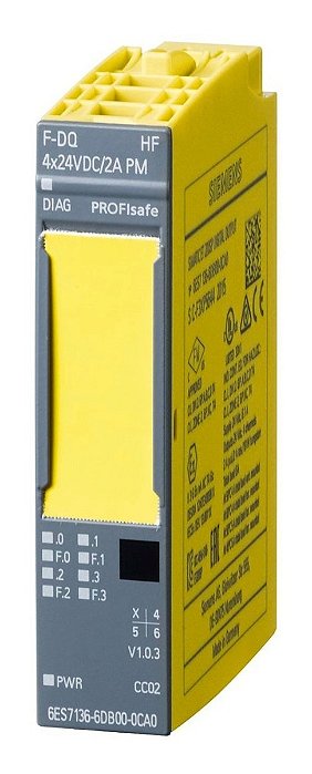 Siemens 6es7 136-6db00-0ca0 Modulo F-dq 4x24vdc/2a Profisafe