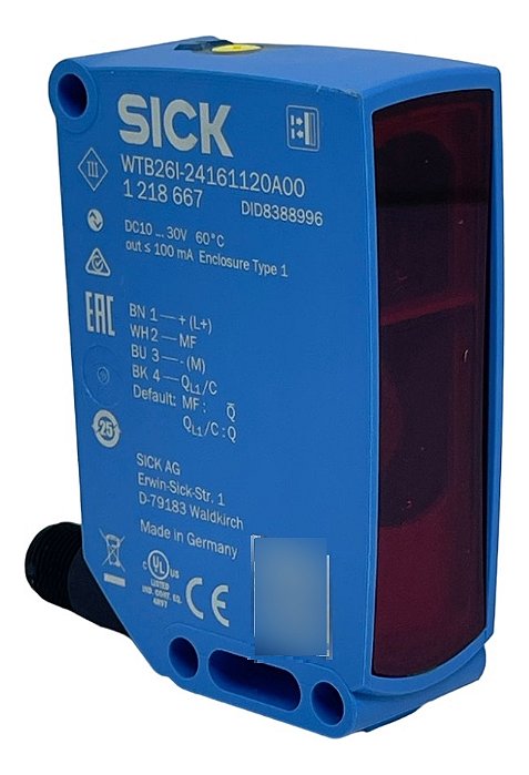 Sensor Fotoelétrico Sick Wtb26i-24161120a00 2m Npn/pnp