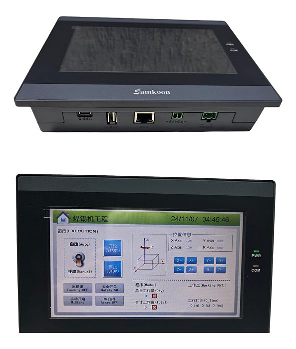 02 Ihm+clp Samkoon Gt-070-30mr-g, 7 Pol. Colorido Ethernet