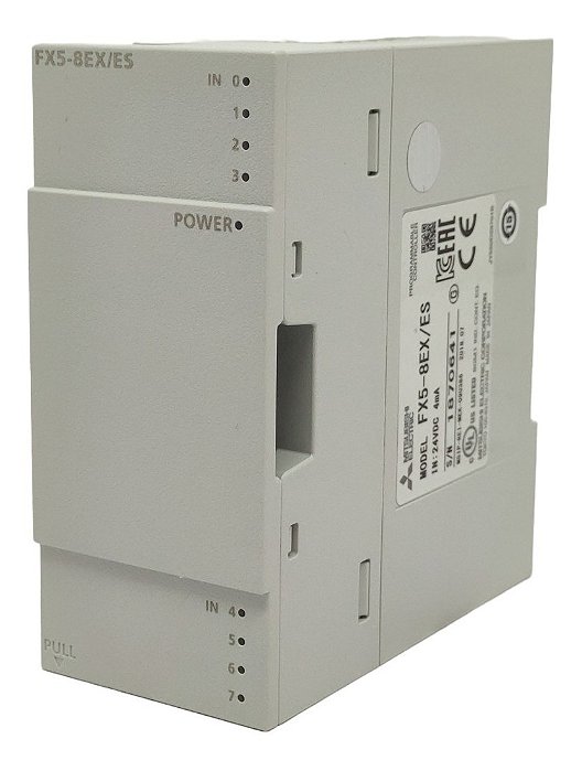 Fx5-8ex/es Mitsubishi Clp I/o Modulo De 8 Entradas Digitais