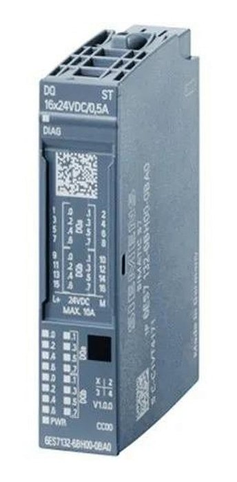 6es7 132-6bh00-0ba0 Siemens Modulo Et 200sp 16dq 24vdc/0.5a
