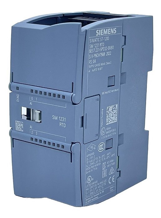6es7 231-5pd32-0xb0 Siemens Sm 1231 Analógico 4ai X Rtd