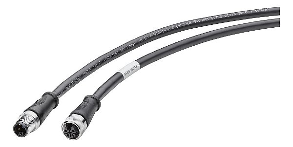 6xv1801-6dh20 Siemens Cabo M12 M12-180° X M12-180° 4pin 2mts
