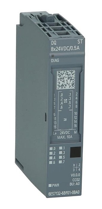 6es7 132-6bf01-0ba0 Módulo Et200sp Saidas Dq 8x24vdc