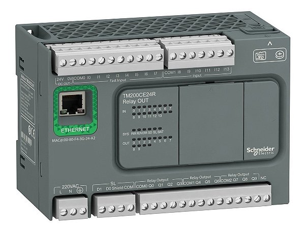 Tm200ce24r Clp Schneider 14 Ent. Digitais / 10 Saídas Rele