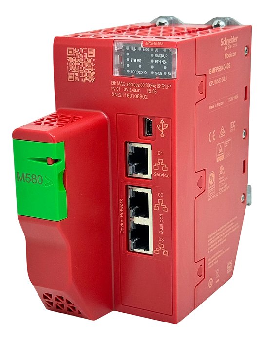 Cpu Bmep584040s Processador M580 Safety 16 Mb / N4 - Dio/rio