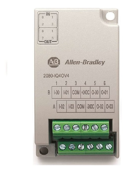 2080-iq4ov4 Modulo Allen Bradley Micro800 4entradas/ 4saídas