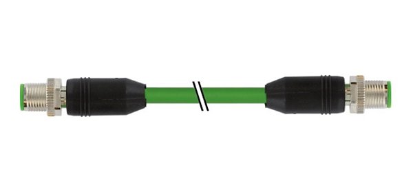 7000-44511-8000500 Cabo Blindado Murr Elektronik M12 X M12