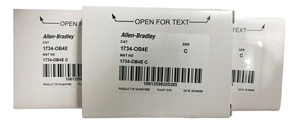 Allen-bradley 1734-ob4e Point I/o 24v Dc 4-ch Source Output